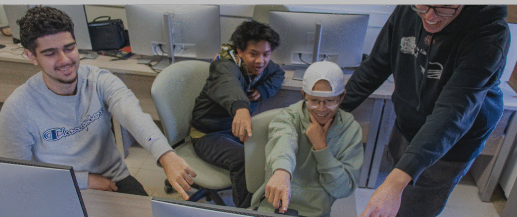 Students giving feedback on student work